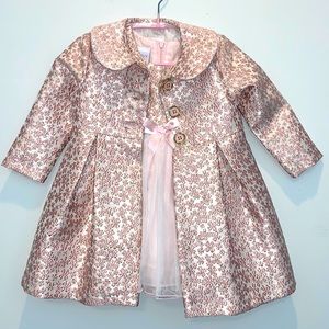 Iris & Ivy Stunning 2-piece Sleeveless Dress and Coat